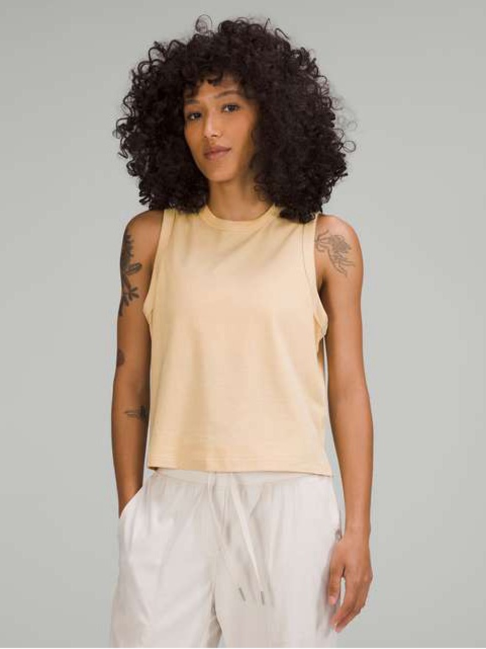 Lululemon Classic Fit Cotton Blend Tank